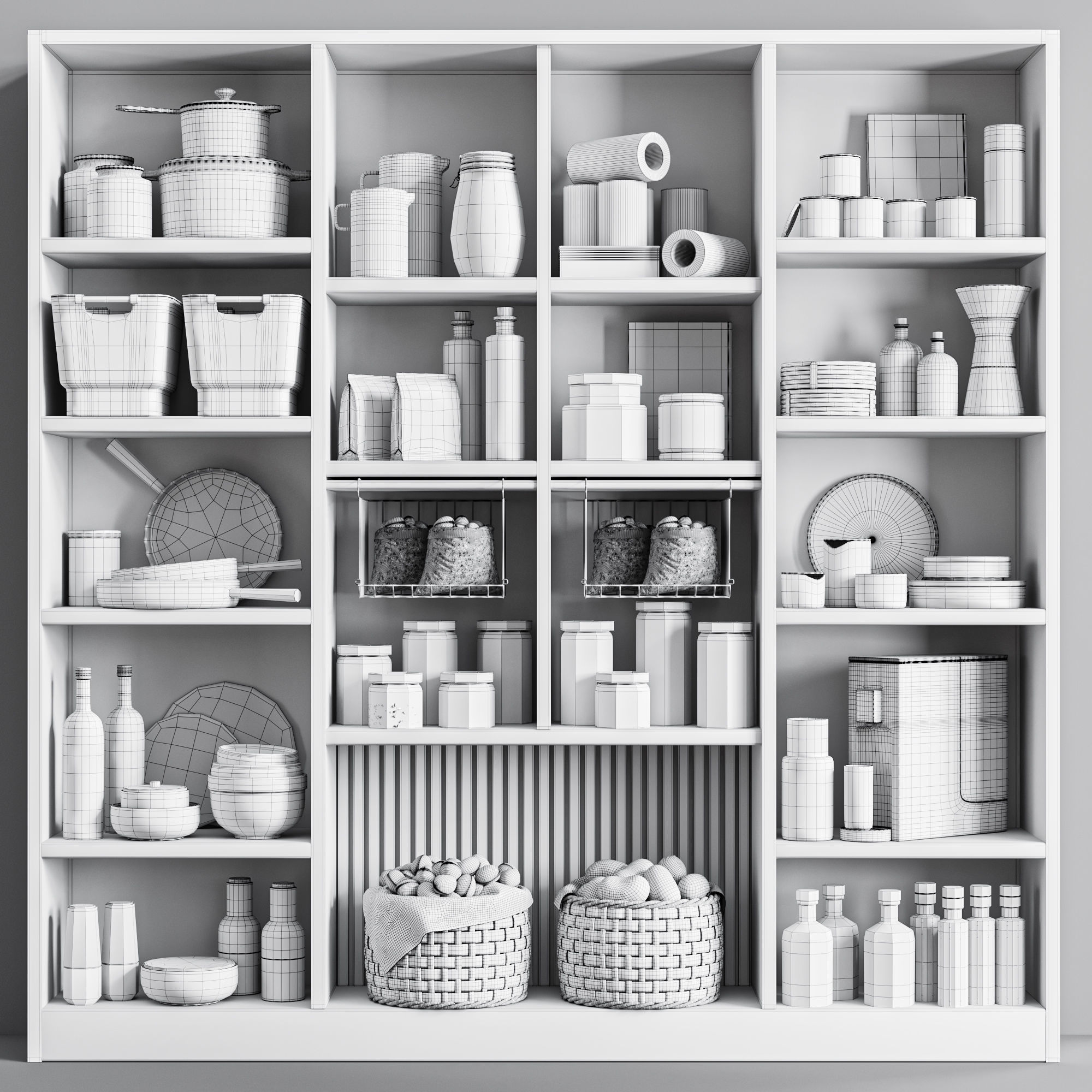 Kitchen accessories063 3D model_4