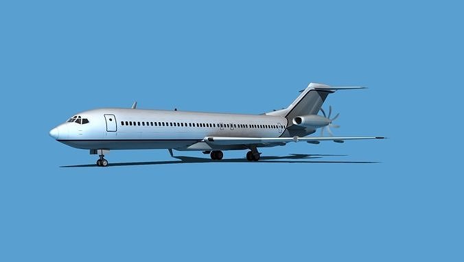 Boeing 7X7-2 Jet Fan V209 3D model