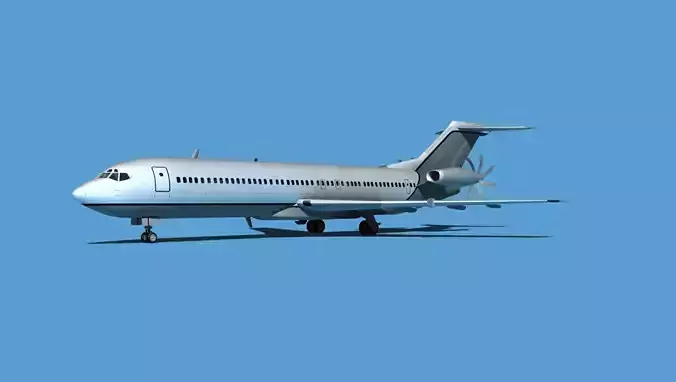 Boeing 7X7-2 Jet Fan V209 3D model