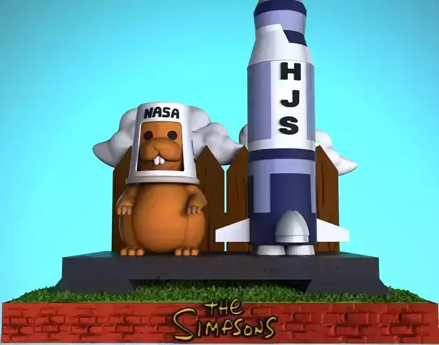 NIBBLES - THE SIMPSONS 3D print model