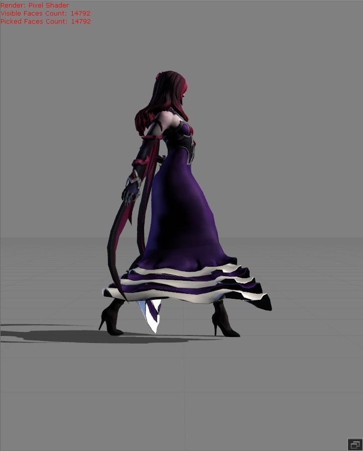 3D model CARMILLA Wisteria Countess VR / AR / low-poly | CGTrader