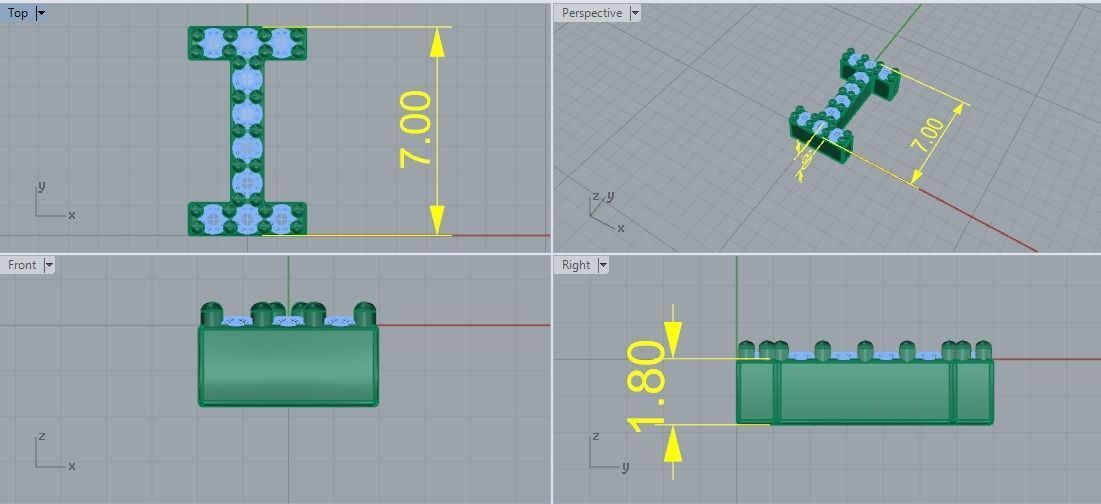 Letter I Model 5795 3D print model_5