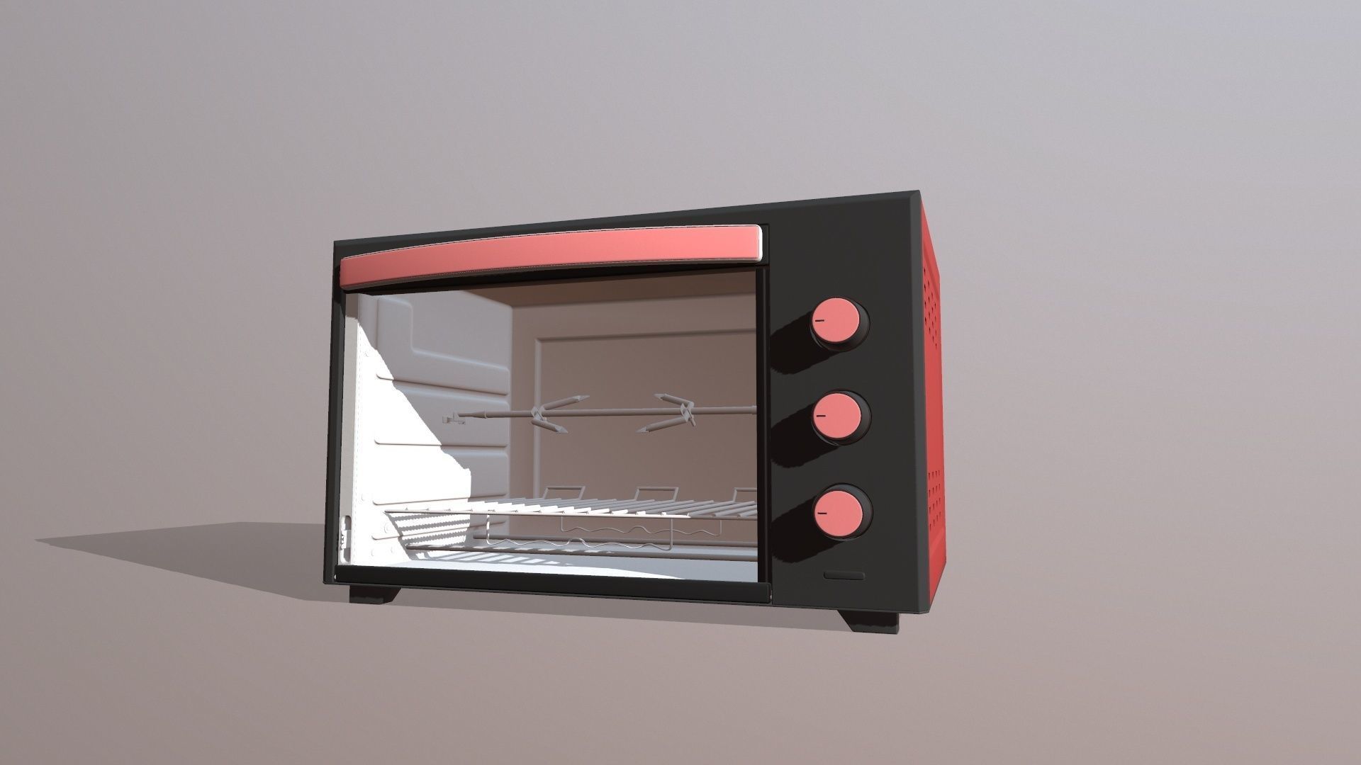 Microwave 3D model_3