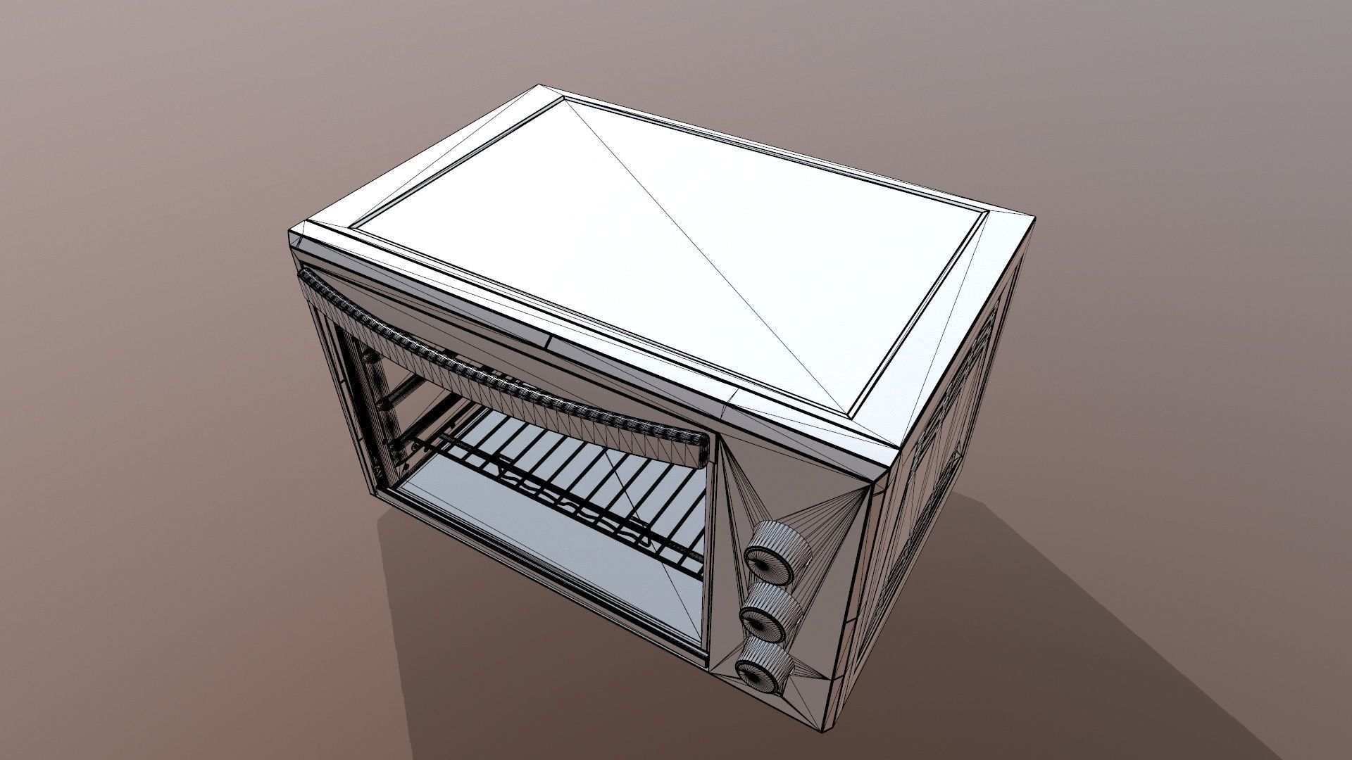 Microwave 3D model_7