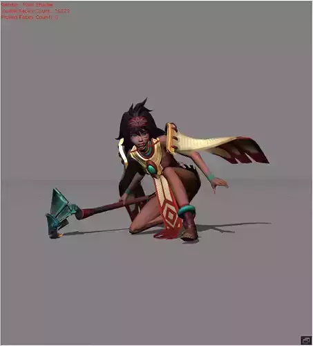 MATHILDA Swift Plume Low-poly 3D model