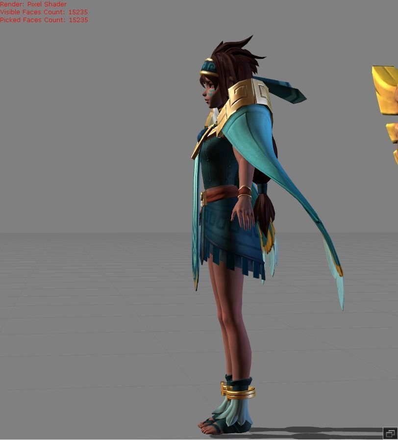 MATHILDA Unrestrained Delight Low-poly 3D model_3