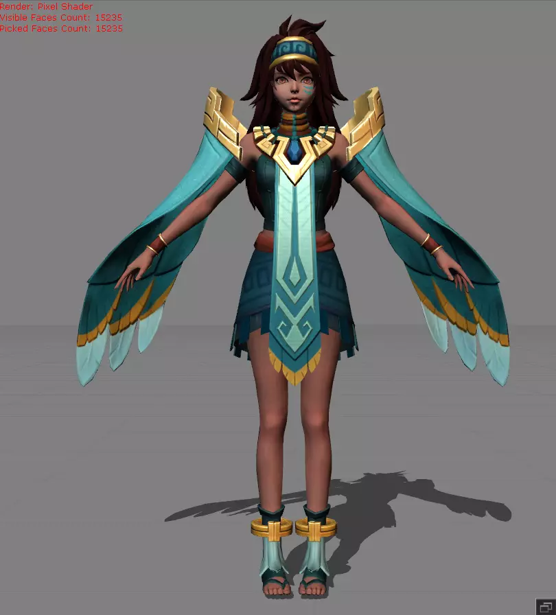 MATHILDA Unrestrained Delight Low-poly 3D model_0