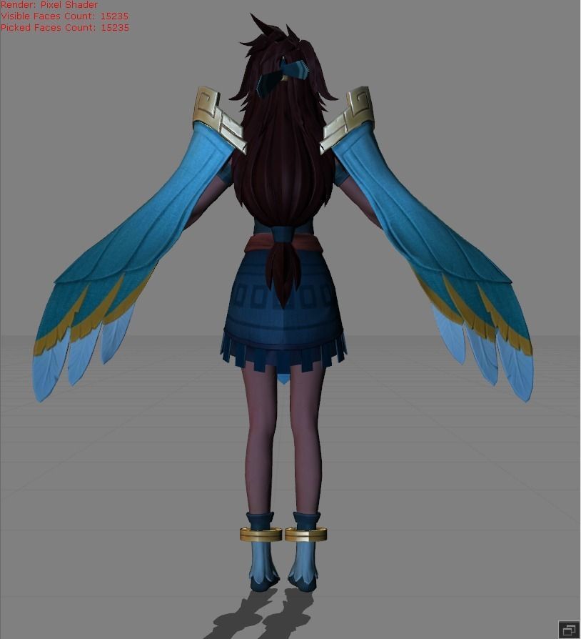 MATHILDA Unrestrained Delight Low-poly 3D model_4