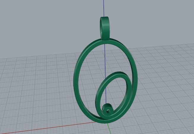 Pendant Model 5753 3D print model_3