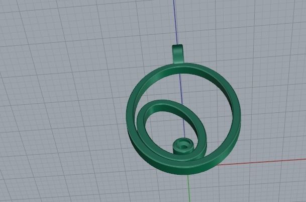 Pendant Model 5753 3D print model_4