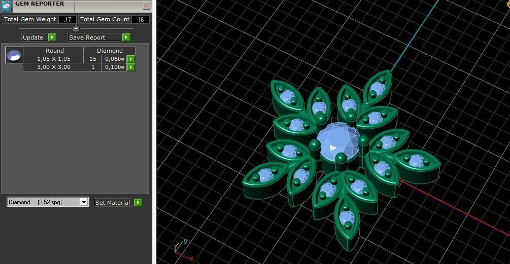 Snowflake earrings Model 5751 3D print model_7