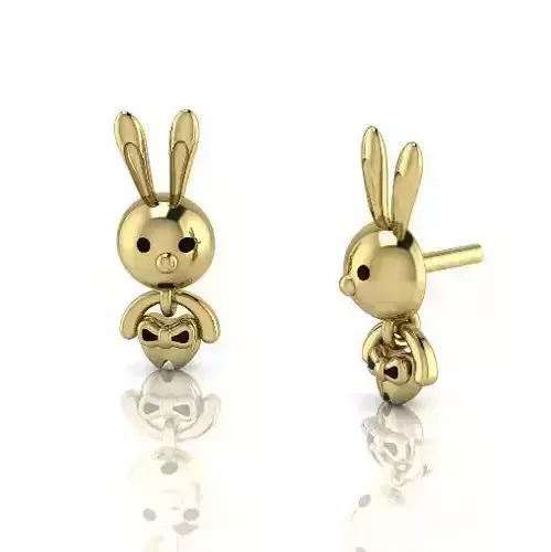 Rabbit earrings Model 5750