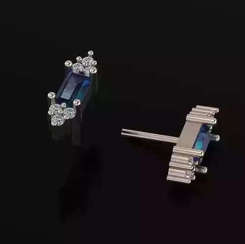 Earrings puset Model 5847