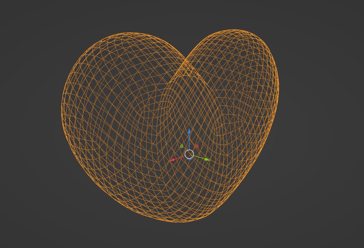 Heart Pillow with Fur Free 3D model_6