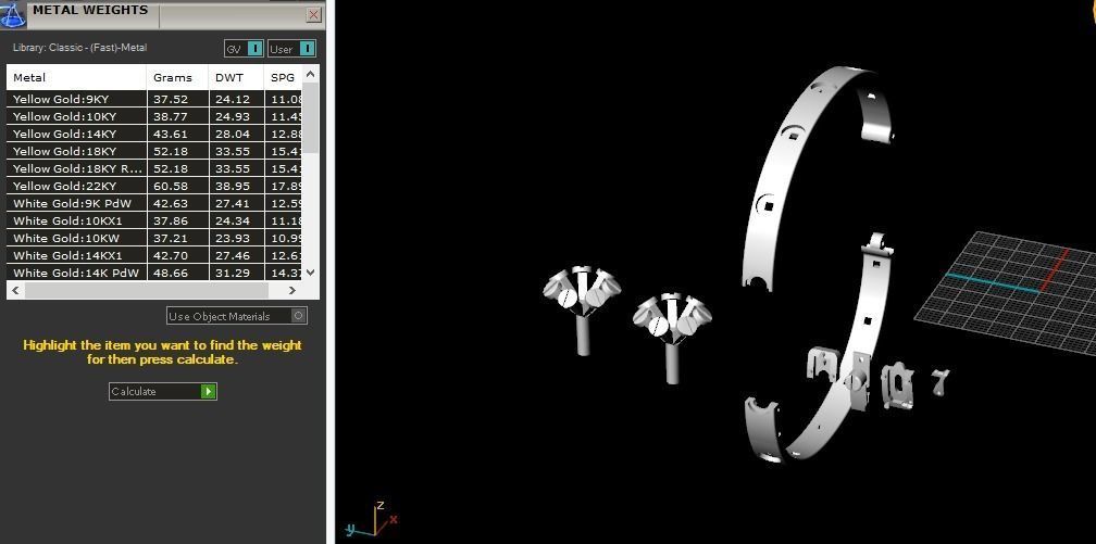 Bracelet size18 Model 5841 3D print model_7