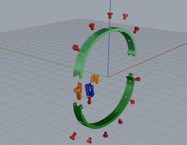 Bracelet size18 Model 5841 3D print model_4