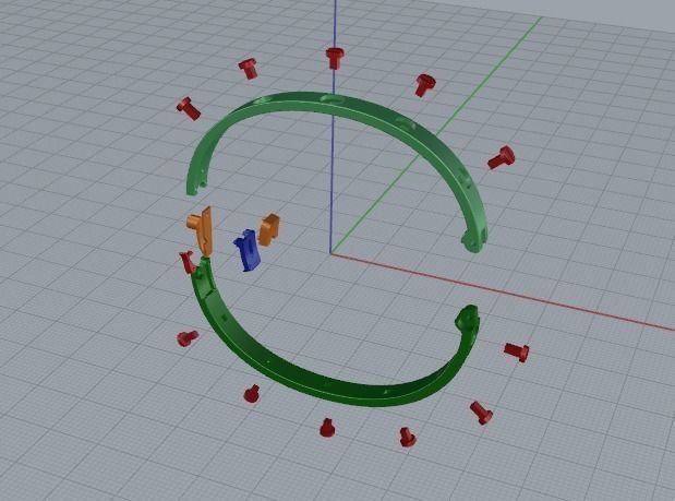 Bracelet size18 Model 5841 3D print model_2