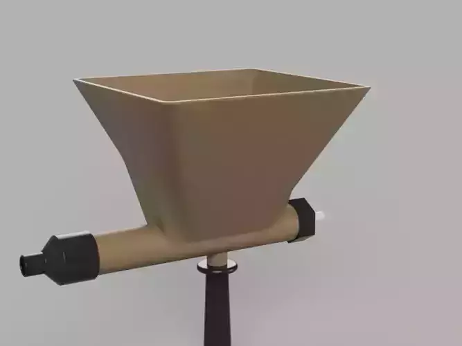 Cement Gun 3D print model