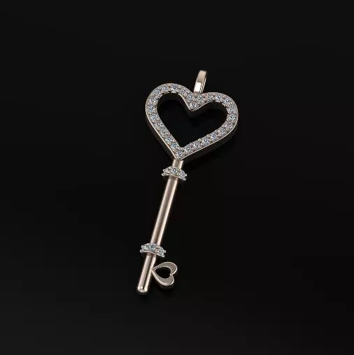 Pendant Key Model 5840 3D print model_0