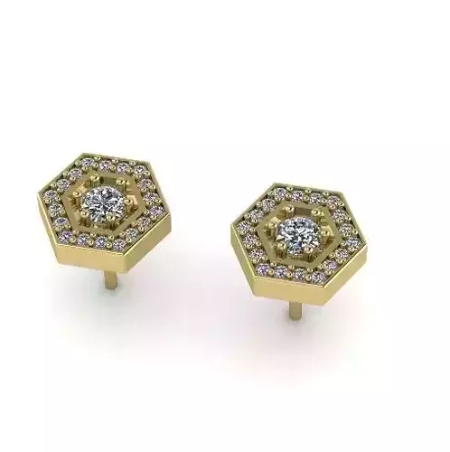 Earrings puset Model 5839