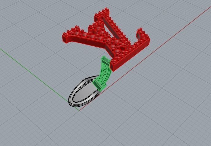 Cufflink Model 5830 3D print model_3