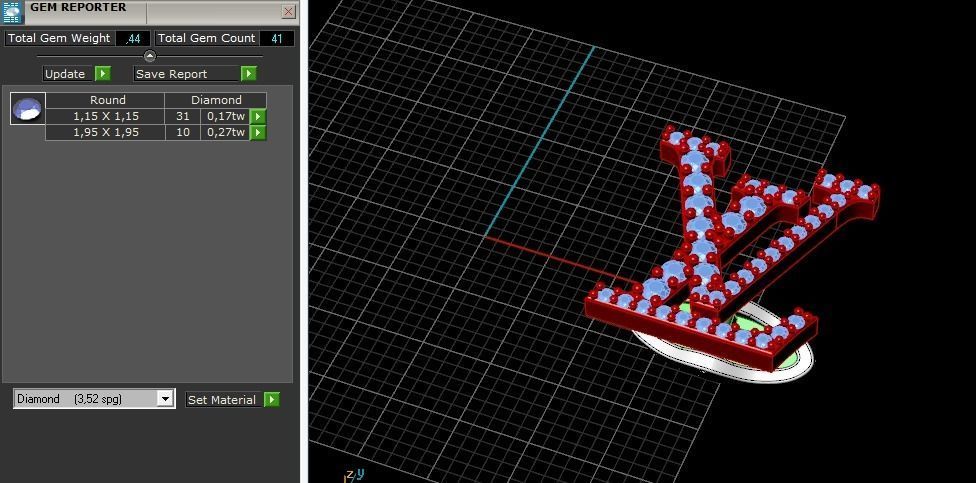 Cufflink Model 5830 3D print model_7