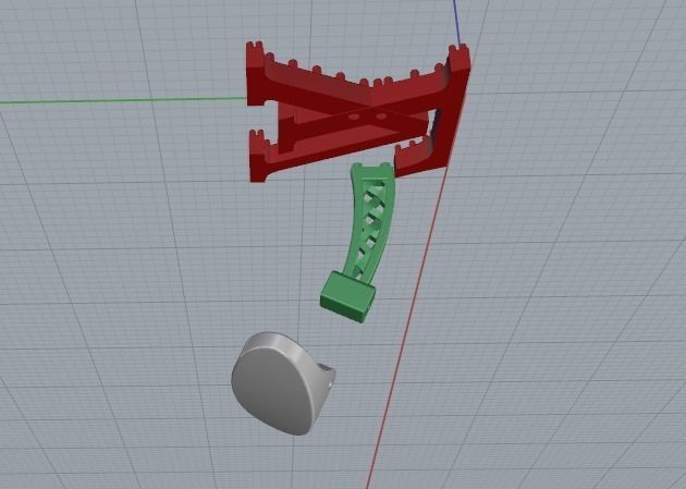 Cufflink Model 5830 3D print model_4