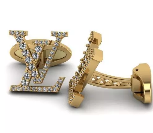 Cufflink Model 5830 3D print model_0