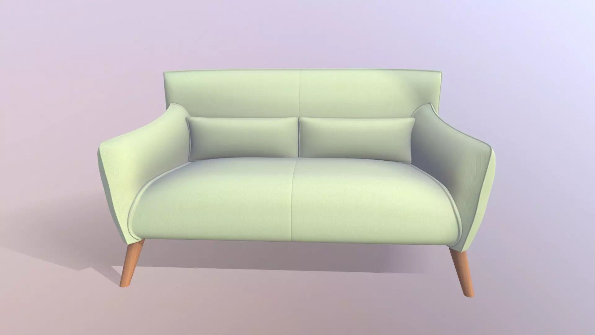 Sofa 2 Seater 3D model_0