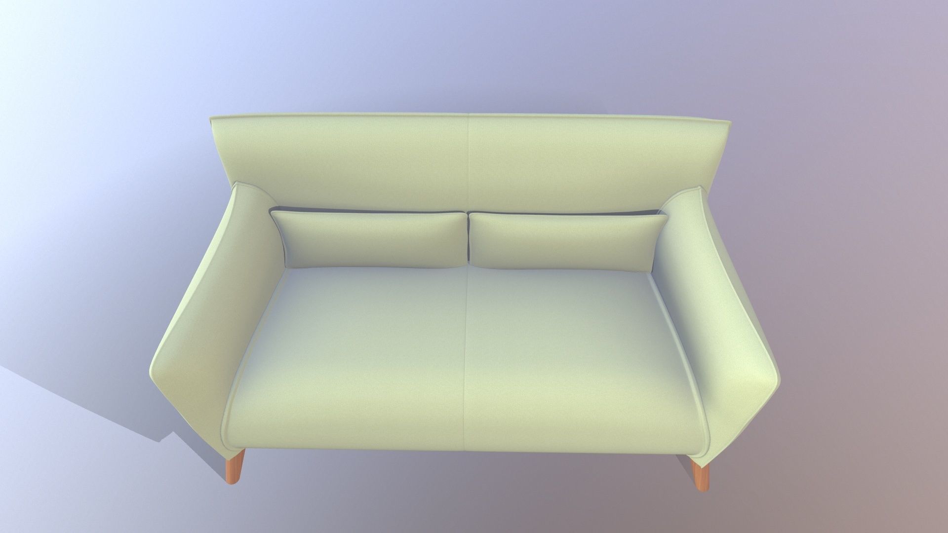 Sofa 2 Seater 3D model_5