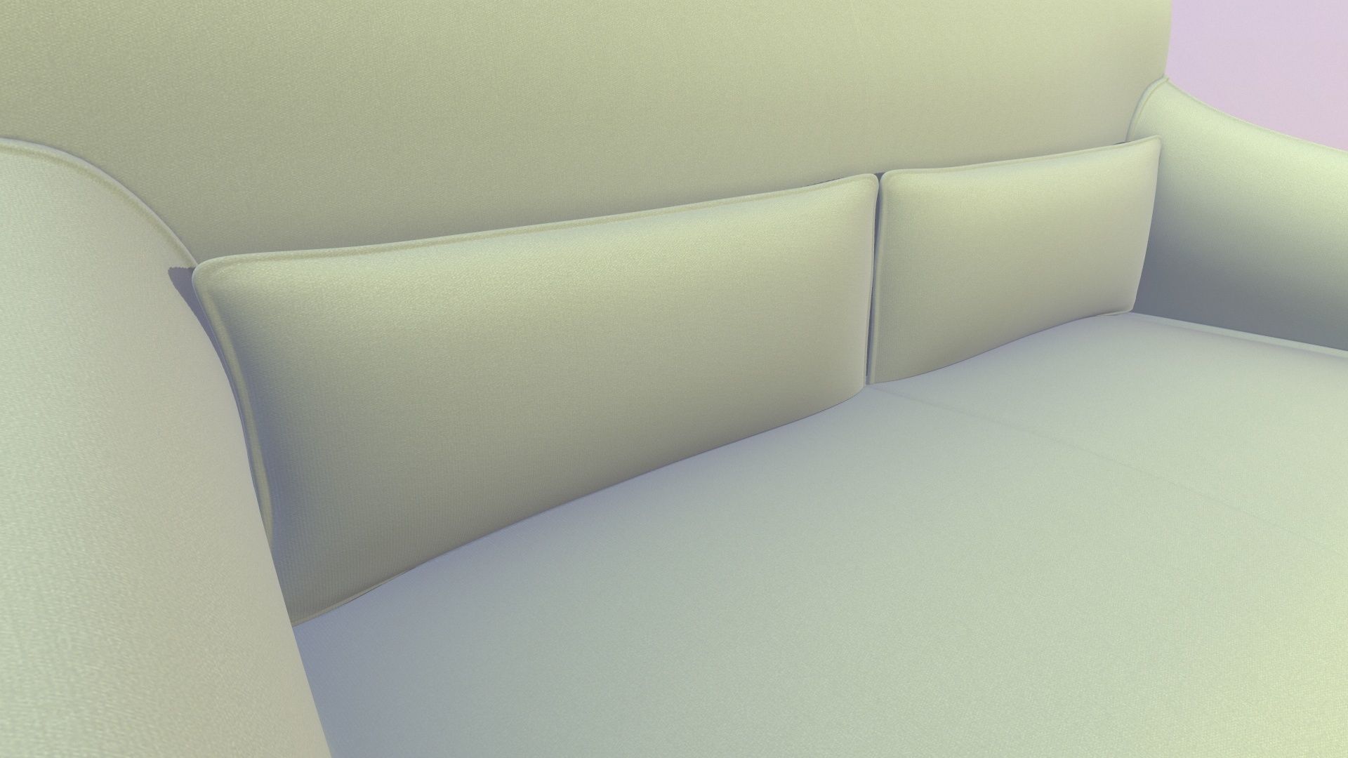 Sofa 2 Seater 3D model_4