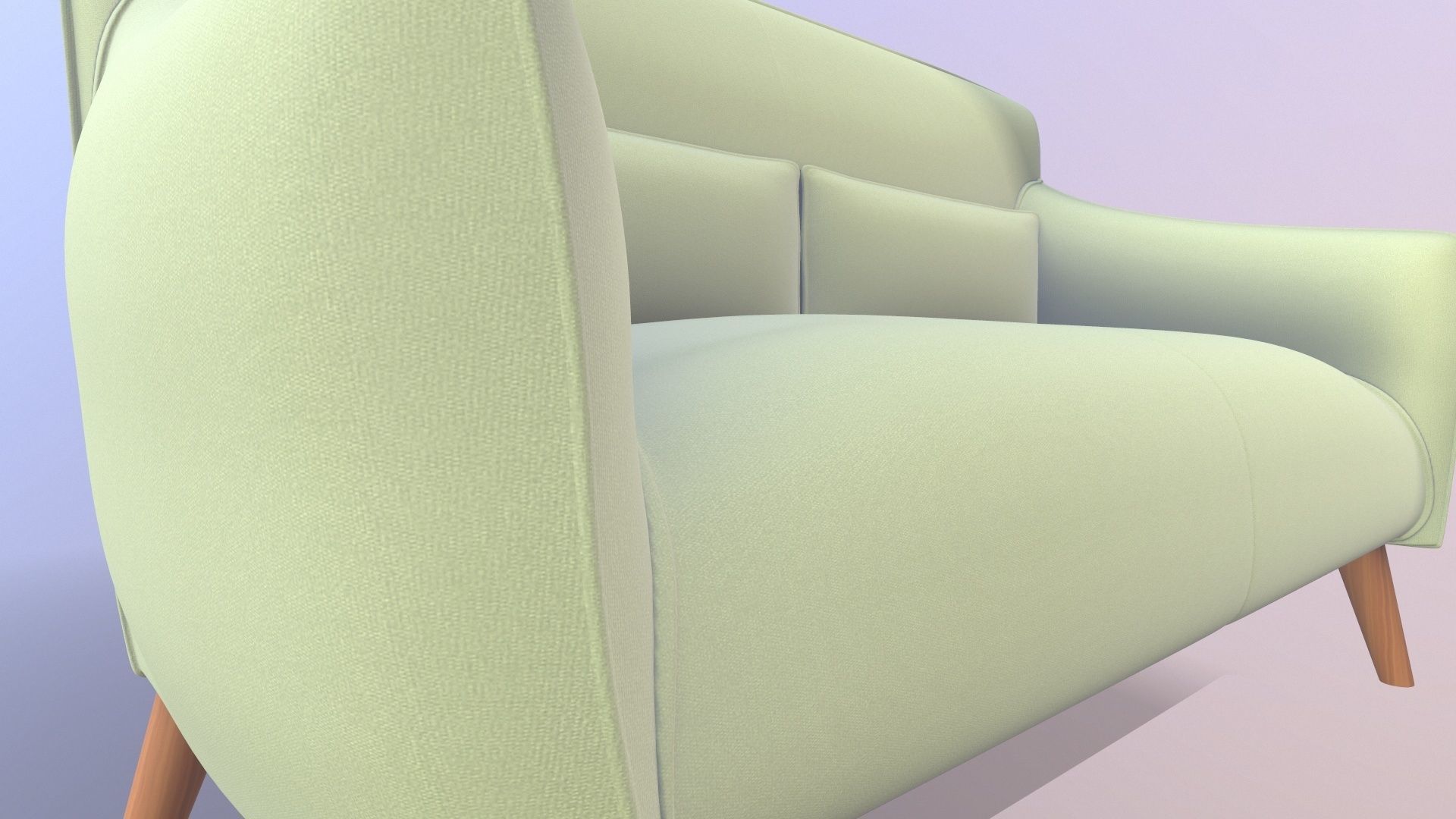 Sofa 2 Seater 3D model_3