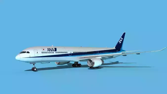 Boeing 787-10 ANA 3D model