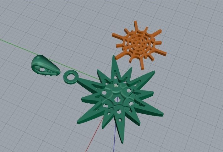 Pendant shtern Model 5806 3D print model_4
