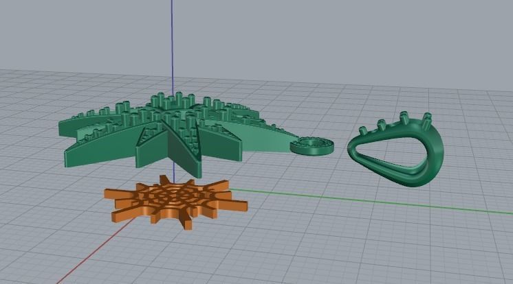 Pendant shtern Model 5806 3D print model_3