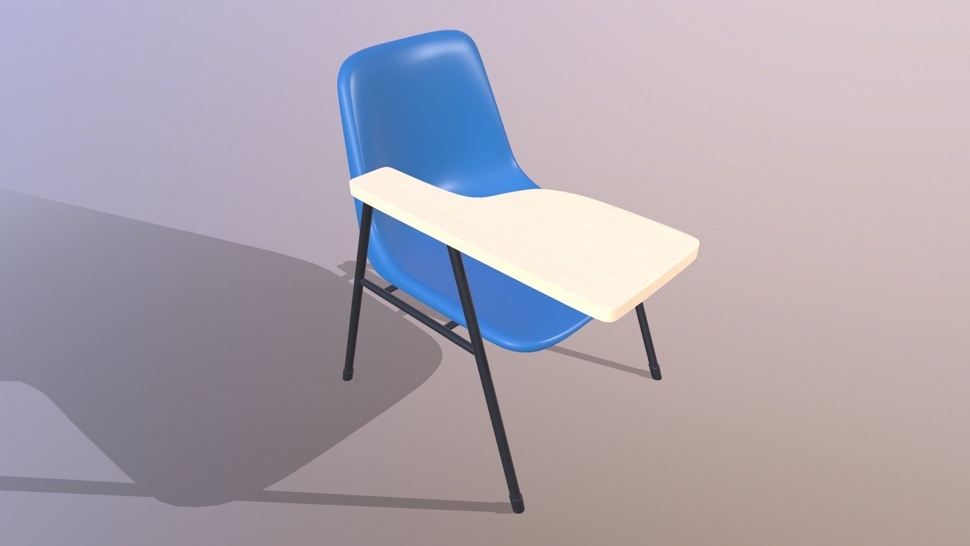Student Chair 3D model_4