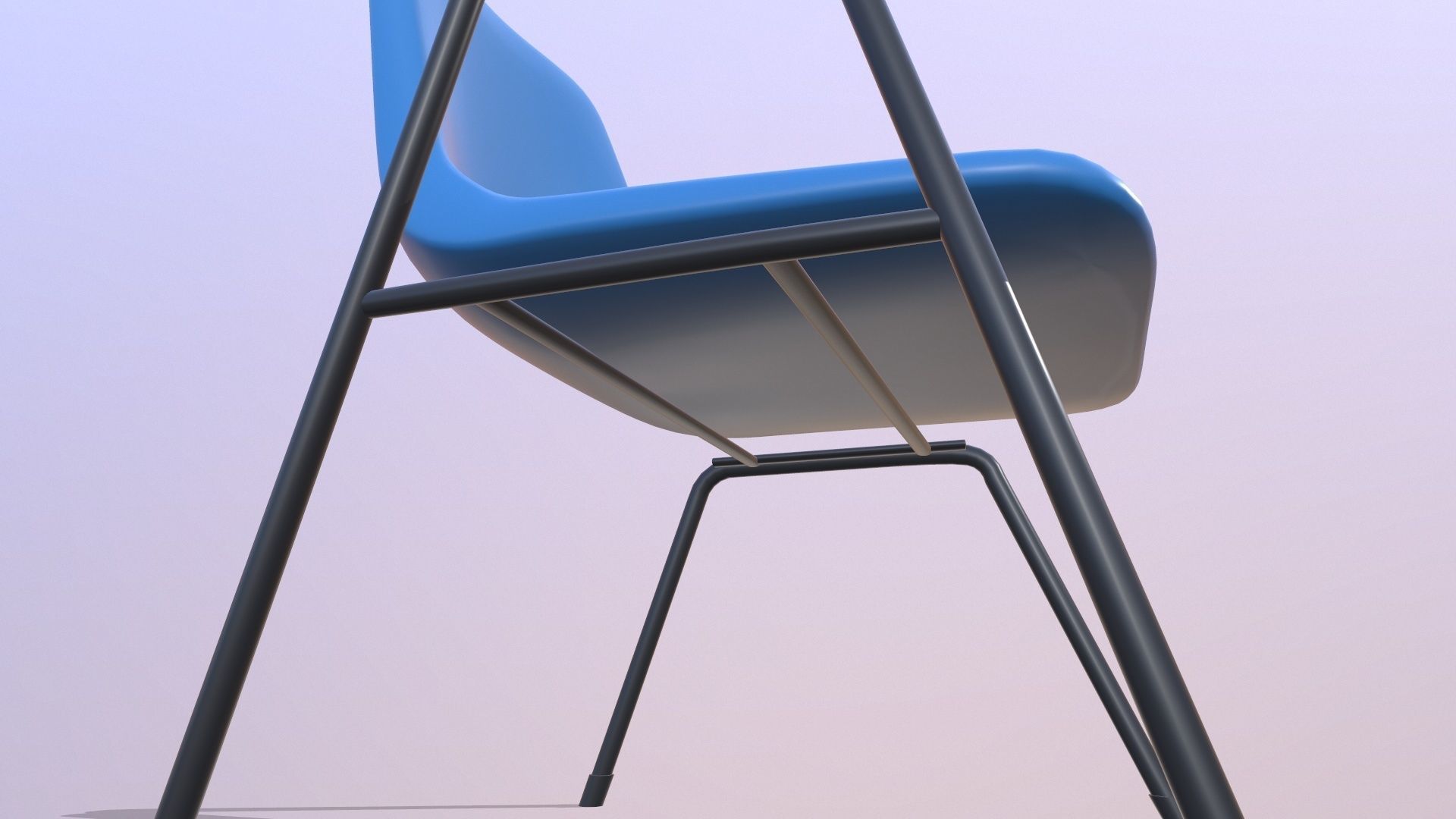 Student Chair 3D model_5