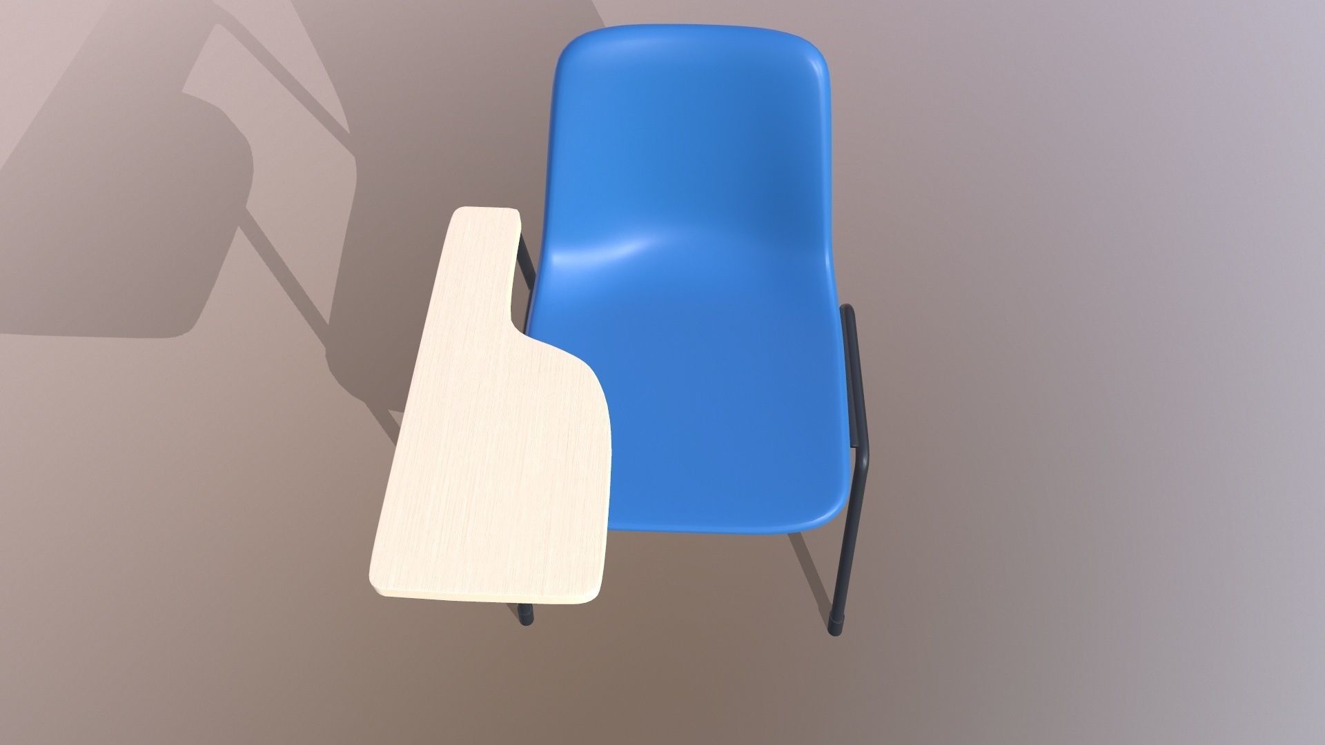 Student Chair 3D model_3