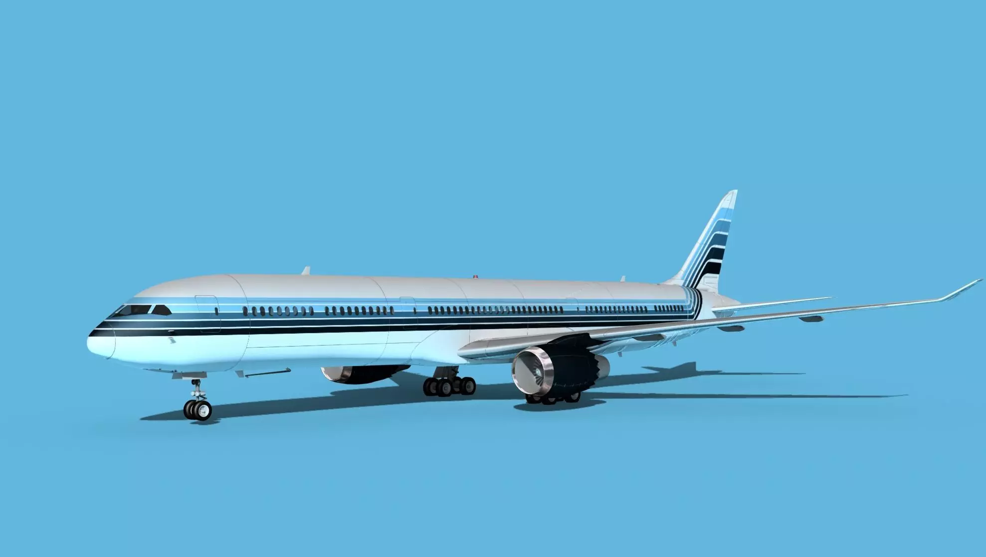 Boeing 787-10 Corporate 4 3D model