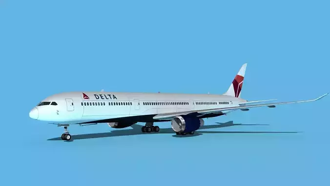 Boeing 787-10 Delta Airlines 3D model