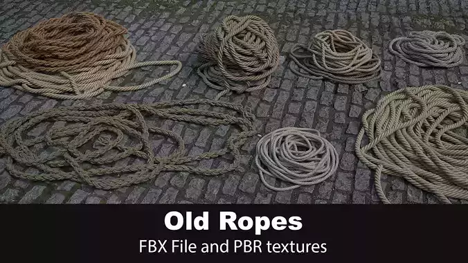 Old Ropes 3D model