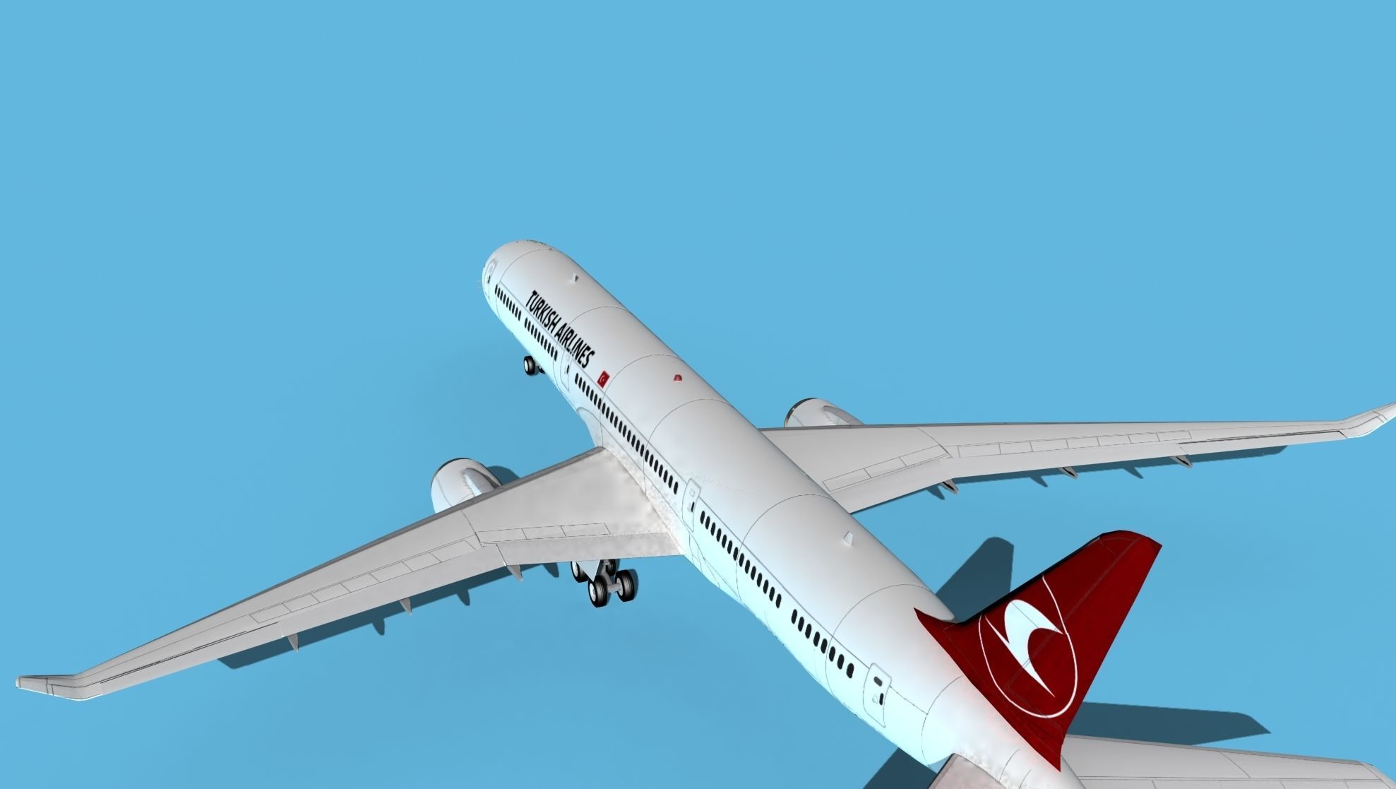 Boeing 787-10 Turkish Airlines 3D model_7