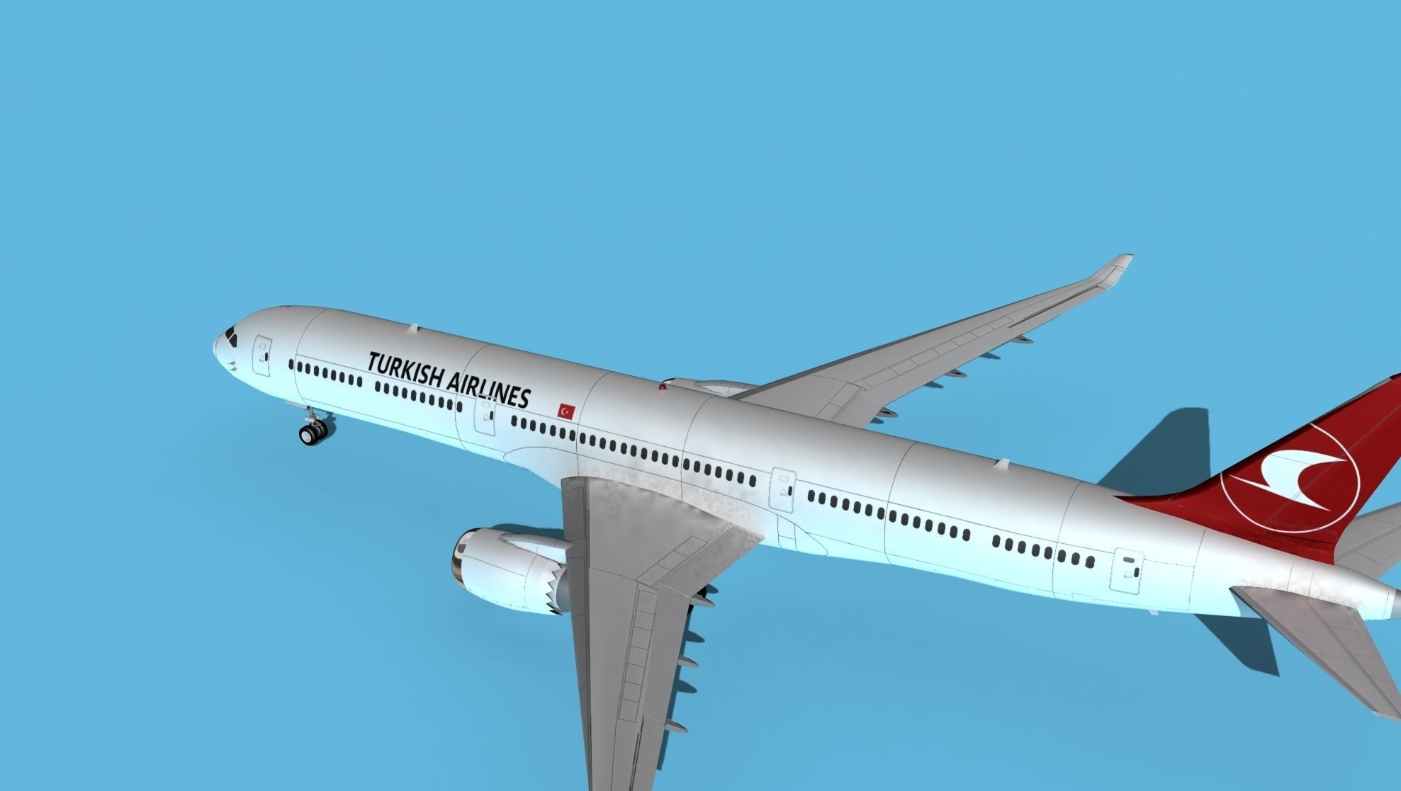 Boeing 787-10 Turkish Airlines 3D model_8