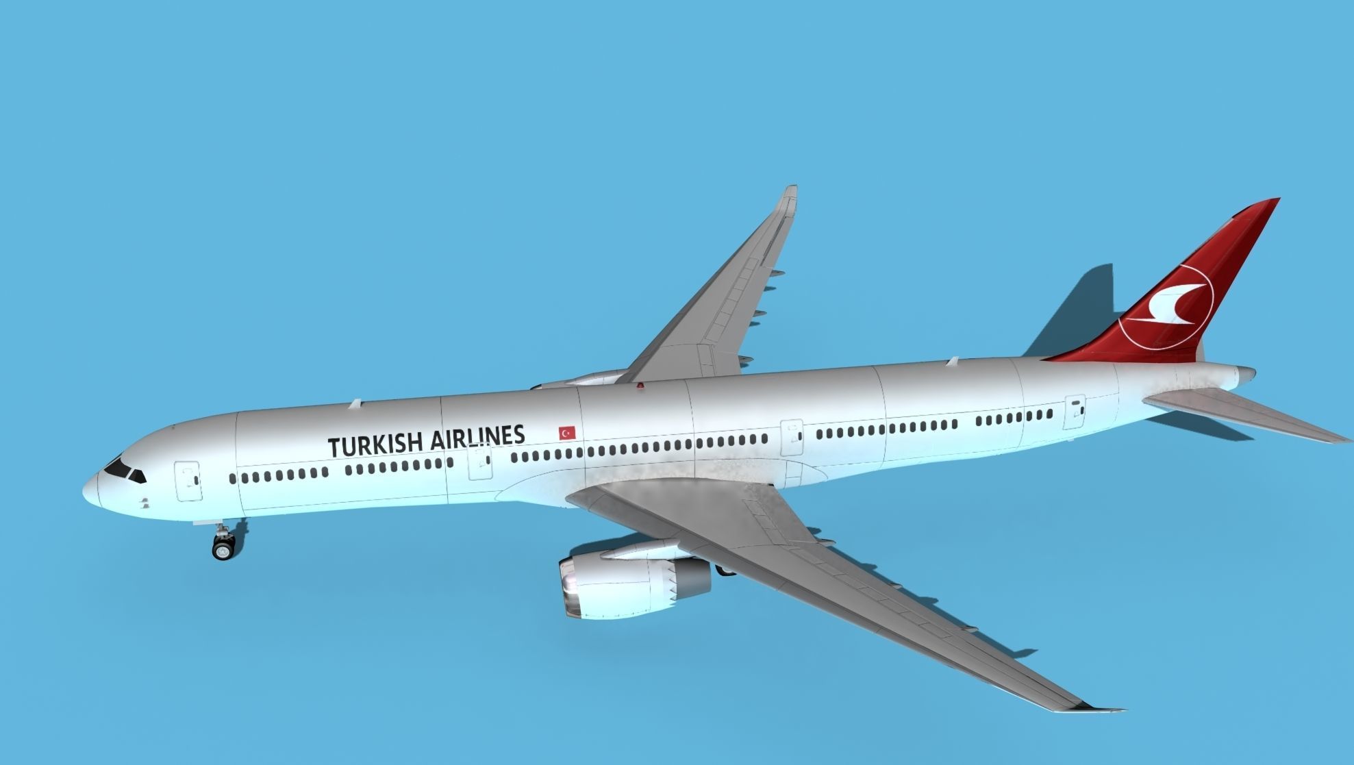 Boeing 787-10 Turkish Airlines 3D model_9