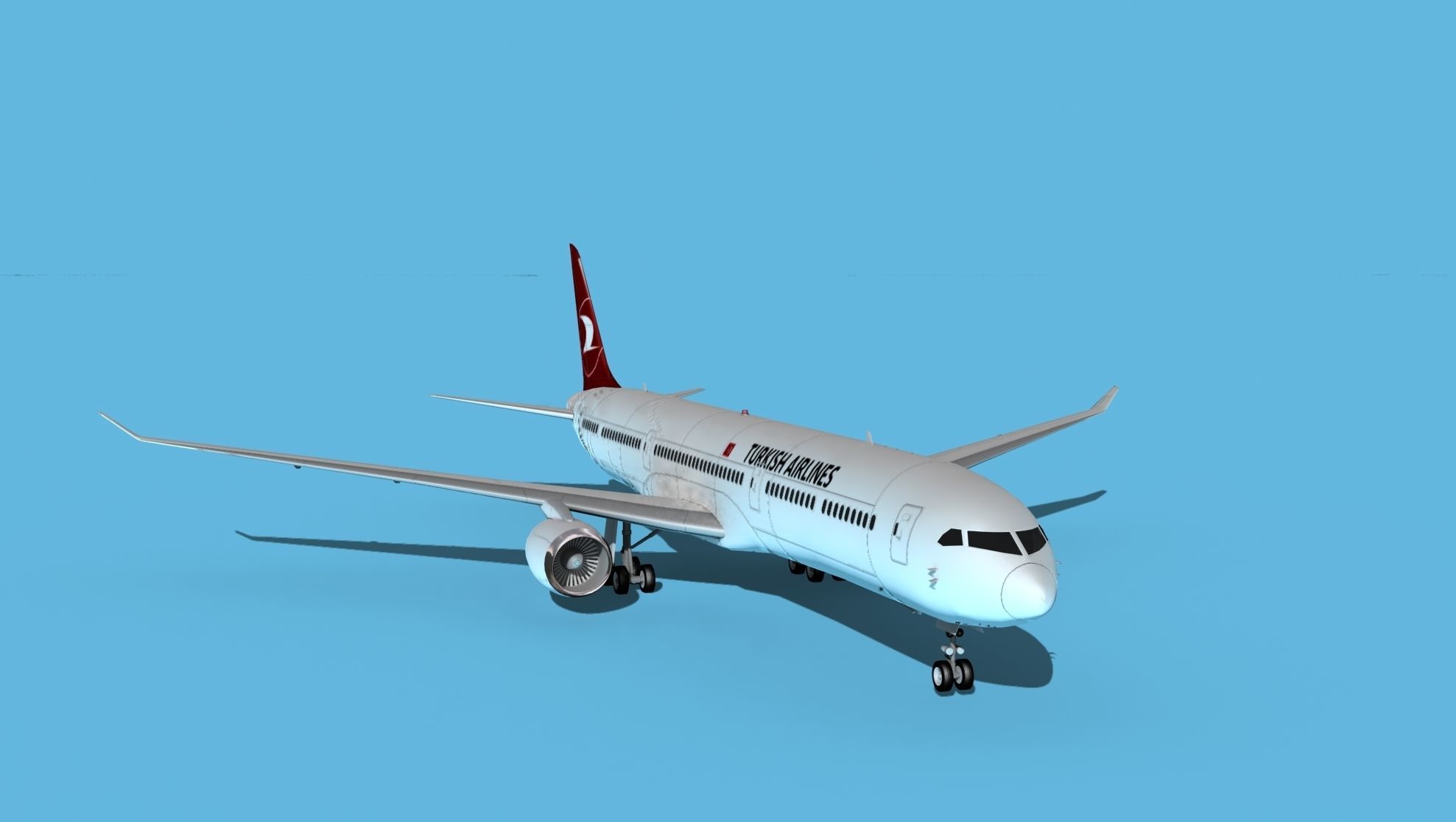 Boeing 787-10 Turkish Airlines 3D model_2