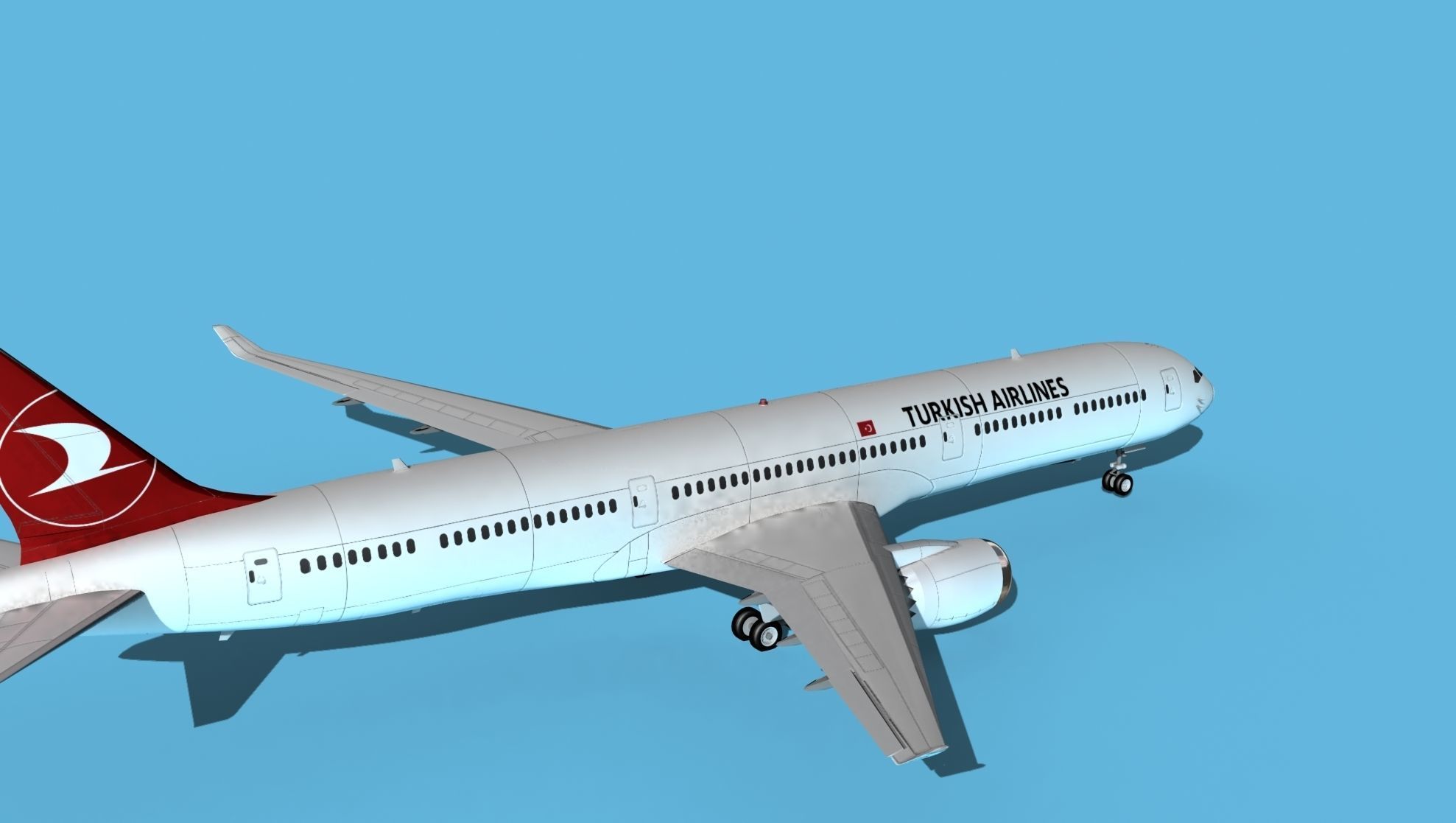 Boeing 787-10 Turkish Airlines 3D model_5