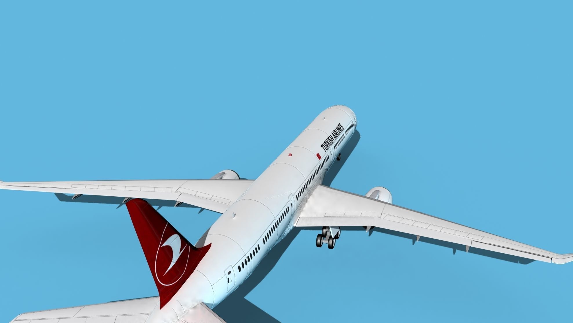 Boeing 787-10 Turkish Airlines 3D model_6