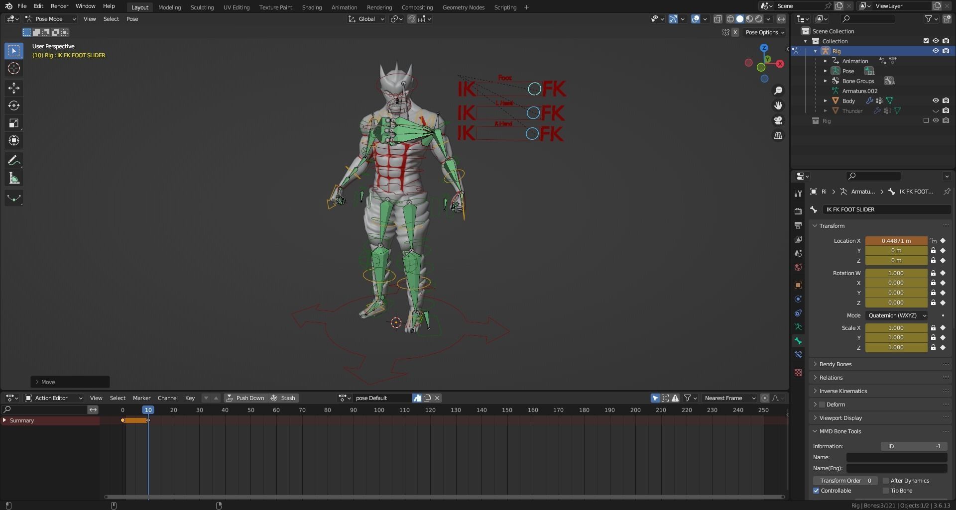 Kaiju No 8 - Hibino Kafka Animation ready Game Ready VRM ready Low-poly 3D model_7