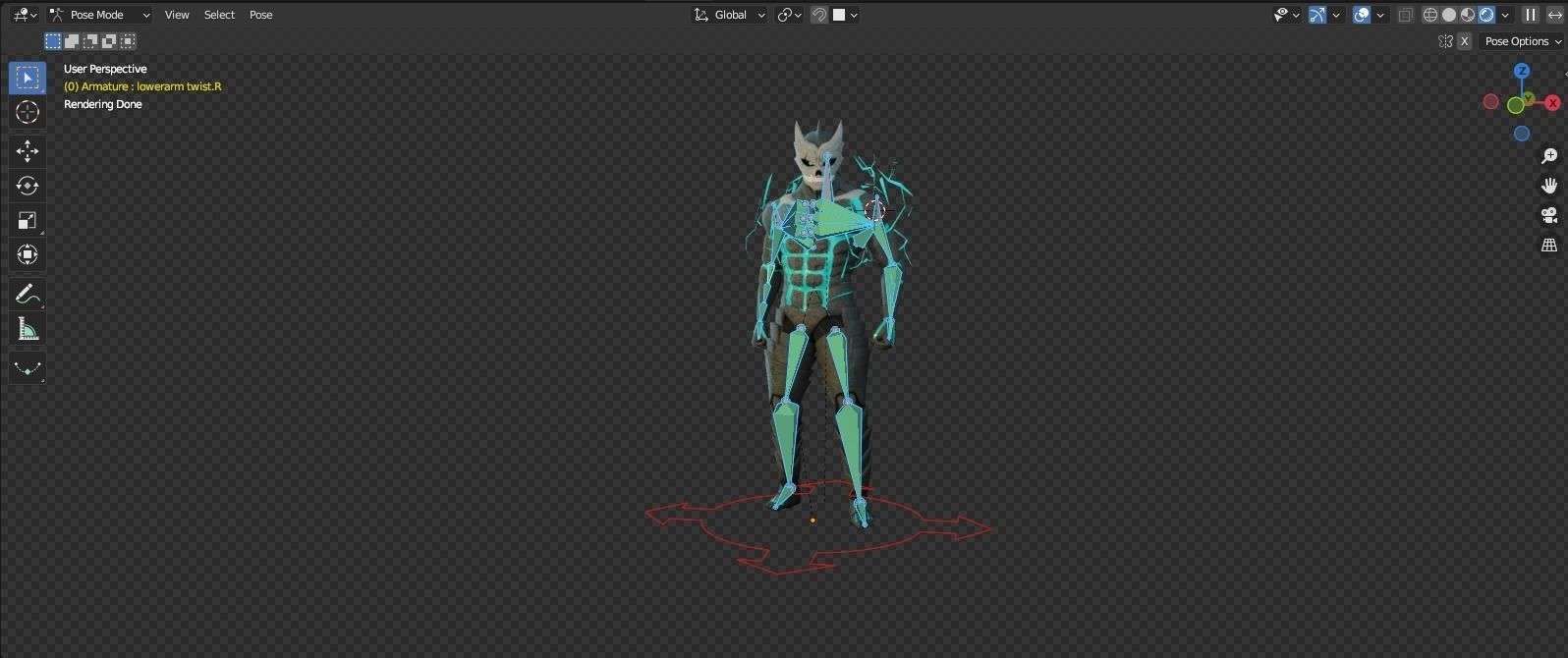 Kaiju No 8 - Hibino Kafka Animation ready Game Ready VRM ready Low-poly 3D model_8