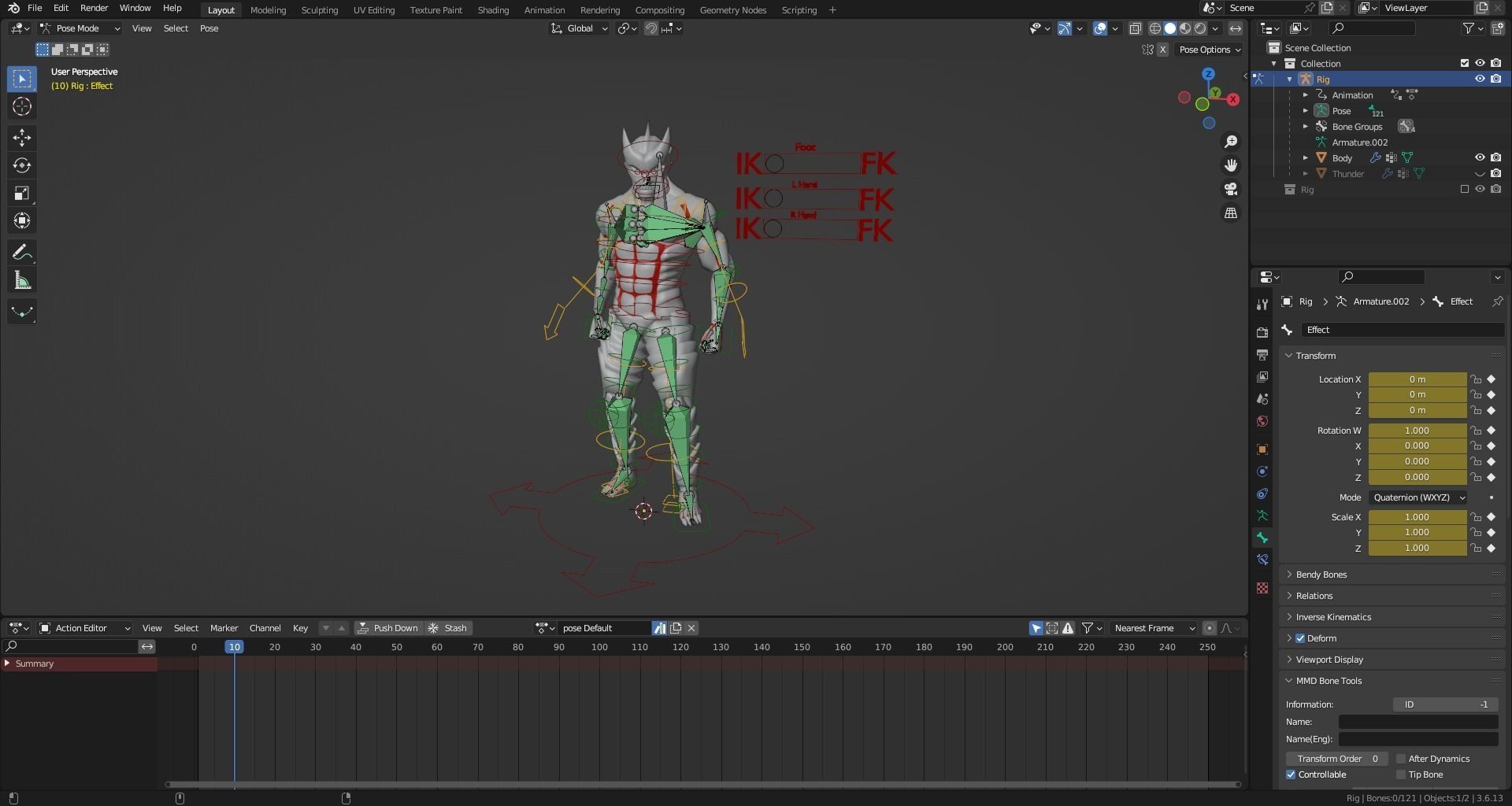 Kaiju No 8 - Hibino Kafka Animation ready Game Ready VRM ready Low-poly 3D model_6